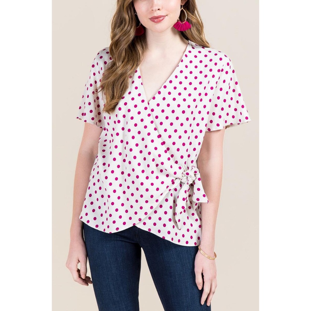 Wrap blouse